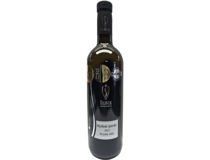 Ryzlink rýnský pozdní sběr víno suché 2022 * 0,75l * Alkohol 12,00%obj.