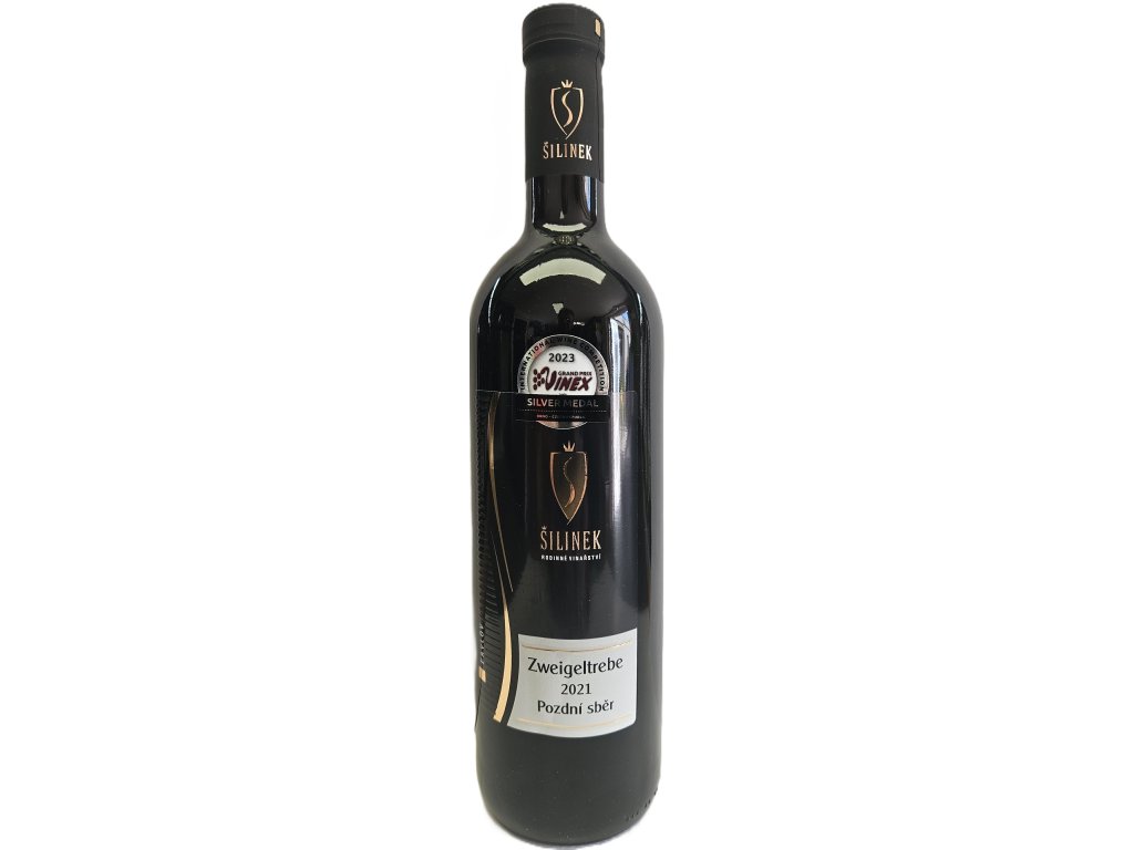 Zweigeltrebe pozdní sběr víno suché 2021 * 0,75l * Alkohol 12,5%obj. *