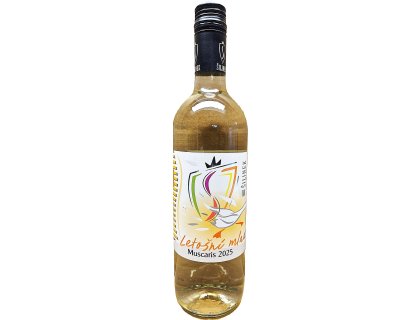 Muscaris Svatomartinské víno polosuché 2025 * 0,75l * 12,5%obj.alk. * Vinařství Šilinek
