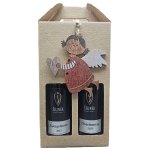 Dárek s Vánoční tématikou VZ jak.víno 0,25l + ZWT jak.víno 0,25l + kartonek Vinařství Šilinek